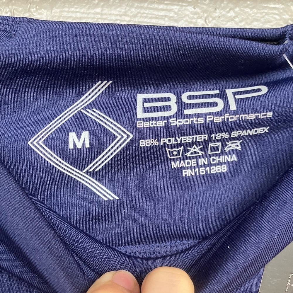 Better Sports Performance Insulated Leggings Size Medium Blue NWT - Picture 2 of 5